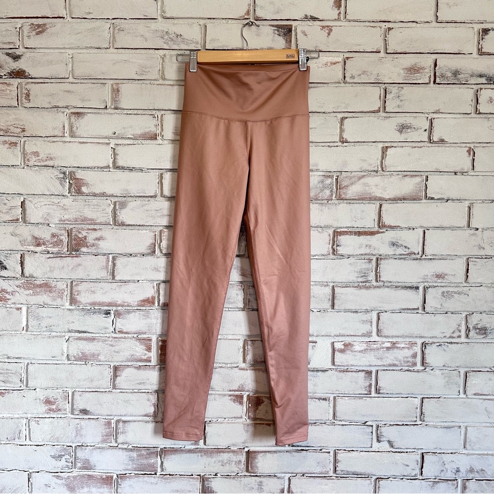 Aerie chill play move blush pink leggings size medium